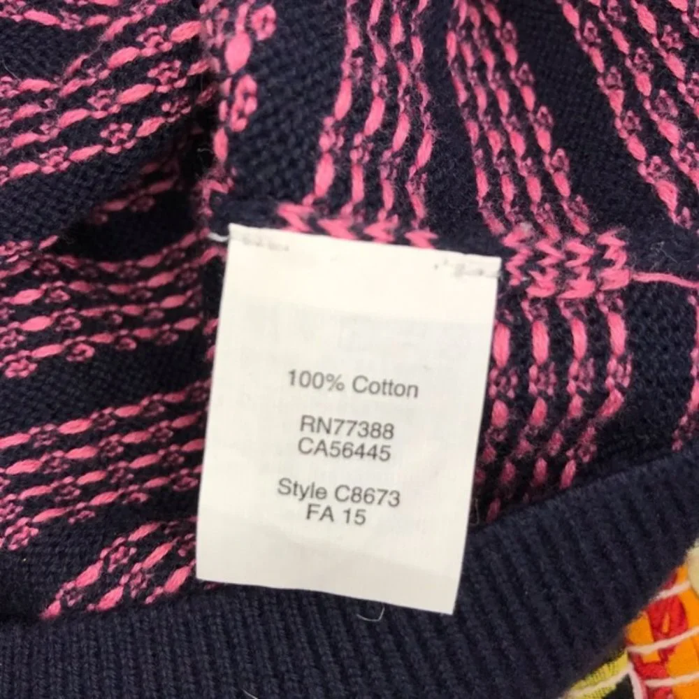 J. Crew ~ Grid Stitch crew neck cotton sweater